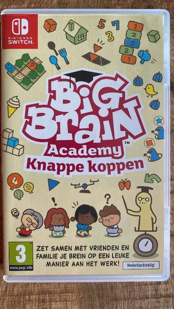 Big Brain Academy (cartidge) - Nintendo Switch, Spelcomputers en Games, Games | Nintendo Switch, Zo goed als nieuw, Puzzel en Educatief