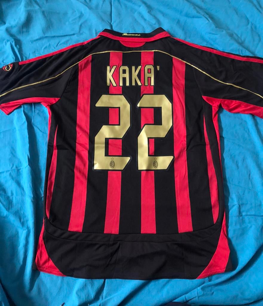 Kaka AC Milan retro voetbalshirt maat L, Sport en Fitness, Voetbal, Ophalen of Verzenden, Zo goed als nieuw, Shirt