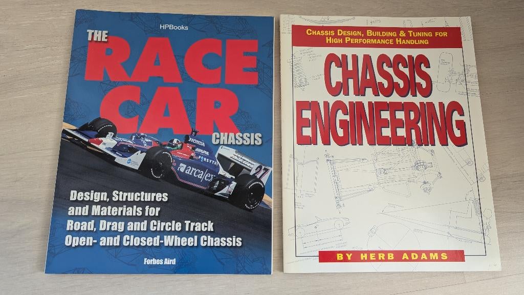 Racecar chassis boeken set, Ophalen of Verzenden, Zo goed als nieuw, Algemeen
