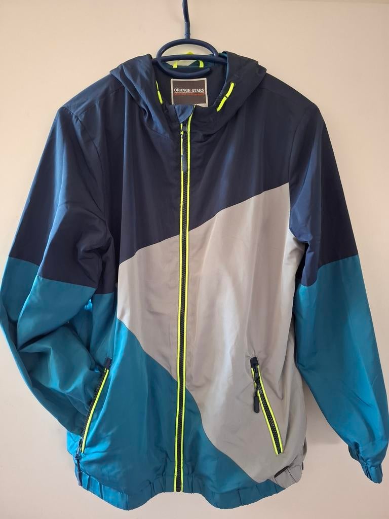 Leuke nauwelijks gedragen zomerjas orange stars 164, Ophalen of Verzenden, Zo goed als nieuw, Jongen, Orange Stars