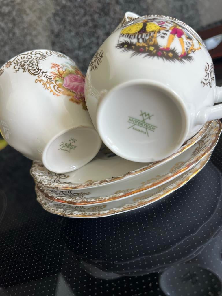 Mitterteich Bavaria kop en schotel (prijs per stuk), Ophalen