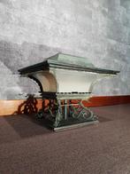 Antieke bronzen Chinese buitenlampen Amsterdam, jaren '30, Ophalen of Verzenden