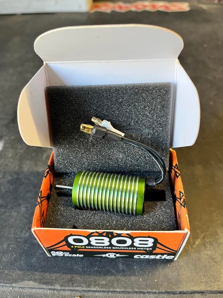 Castle Creations 0808 motor InRunner 4100KV, Ophalen of Verzenden, Zo goed als nieuw, Overige schalen, Onderdeel