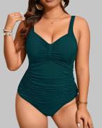 Badpak Birgit Donkergroen (44-52), Kleding | Dames, Grote Maten, Verzenden, Nieuw, Groen, Lingerie of Zwemkleding