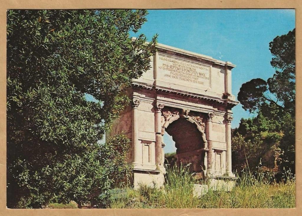 Ansichtkaart. Italië. Roma. Arco di Tito., Ophalen of Verzenden, 1960 tot 1980, Ongelopen, Italië