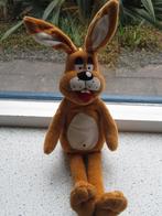 Oranje bruin velours konijn of haas van Albert Heijn AH, Kinderen en Baby's, Ophalen of Verzenden, Zo goed als nieuw, Konijn