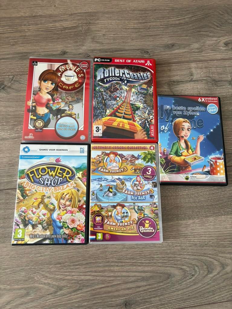 Verschillende pc spelletjes, 1 speler, Ophalen of Verzenden, Zo goed als nieuw, Vanaf 3 jaar