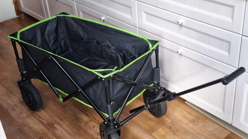 Opvouwbare bolderkar met goede wielen, Caravans en Kamperen, Bolderkarren, Ophalen, Opvouwbaar, Zo goed als nieuw