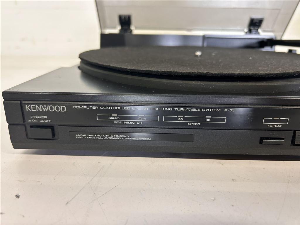 A7324. Kenwood P-71 Linear Tracking platenspeler, Ophalen of Verzenden, Gebruikt, Thorens