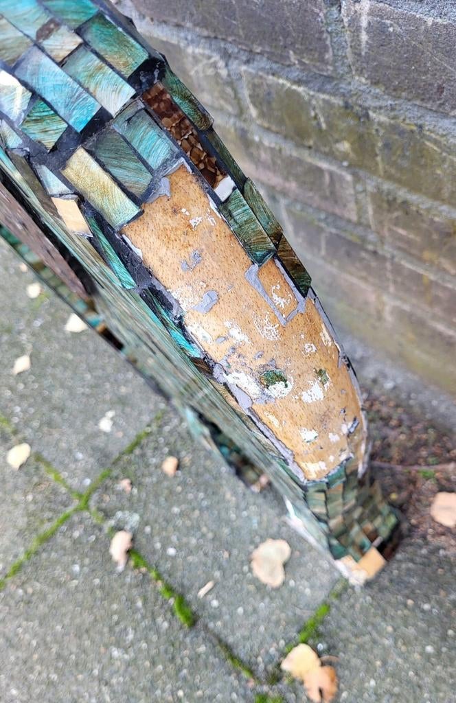 Vintage/Handmade/Mozaïek/Olifant, Ophalen of Verzenden