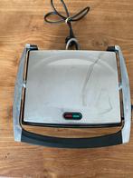 Grillapparaat / Tosti-ijzer - Zilverkleurig, Witgoed en Apparatuur, Contactgrills, Ophalen of Verzenden, Gebruikt