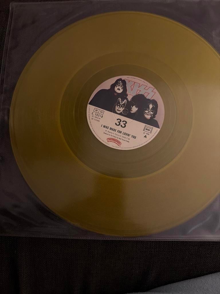 KISS - I Was Made For Lovin' You - Gouden Vinyl Single, Cd's en Dvd's, Vinyl Singles, 7 inch, Single, Ophalen of Verzenden, Zo goed als nieuw