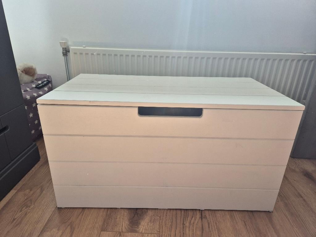 Woood opbergkist wit, Huis en Inrichting, Woonaccessoires | Kisten, Ophalen, Minder dan 50 cm, 50 tot 100 cm, Zo goed als nieuw