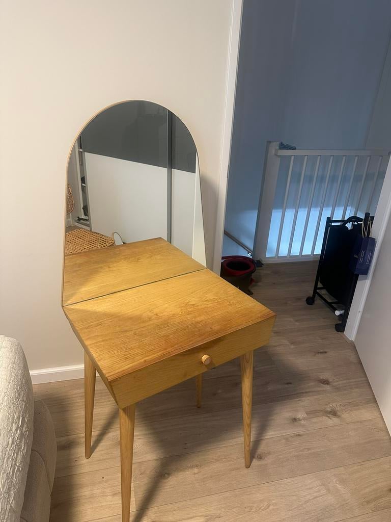 Unieke make up tafel, Gebruikt, Minder dan 100 cm, Hout, 50 tot 100 cm