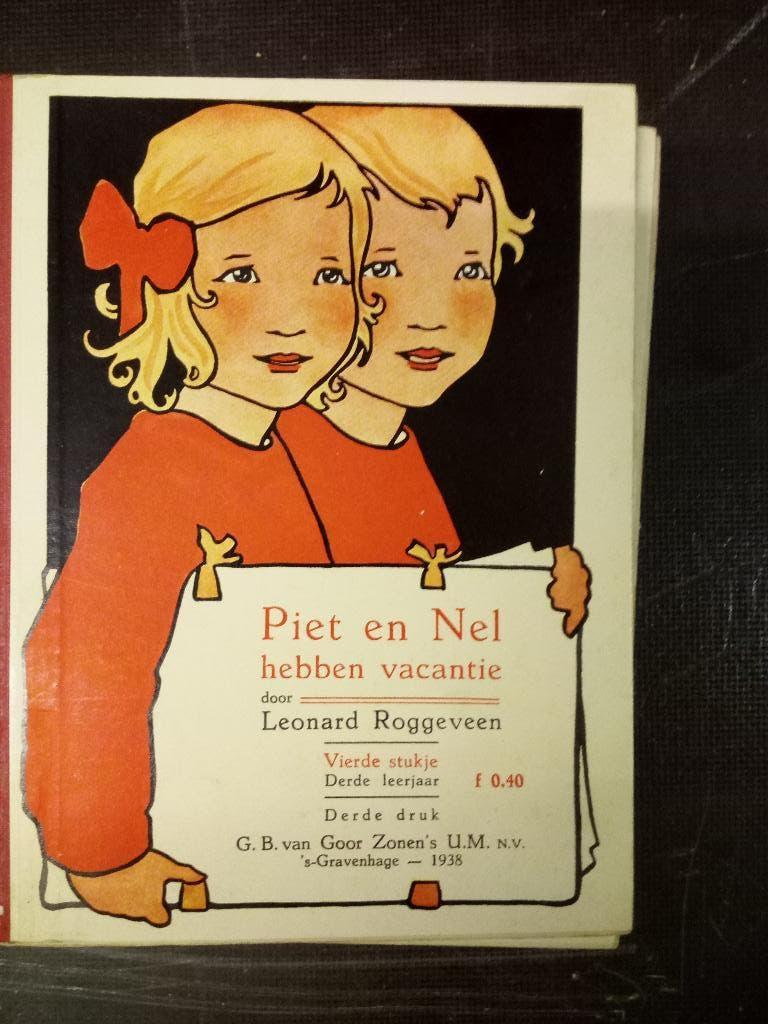 Lagere schoolboekjes Piet en Nel enz (totaal 46 stuks), Ophalen, Gelezen, Fictie algemeen