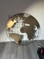 Industriële wanddecoratie wereldbol, Ophalen, Gebruikt