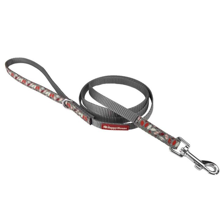 HAPPY HOUSE Flora Hondenriem / Hondenlijn Rood 125 cm S -35%, Dieren en Toebehoren, Hondenriemen, Nieuw, Hondenriem, Ophalen of Verzenden