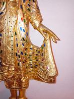 Gouden Boeddha tempelwachter beeld, Ophalen, Zo goed als nieuw