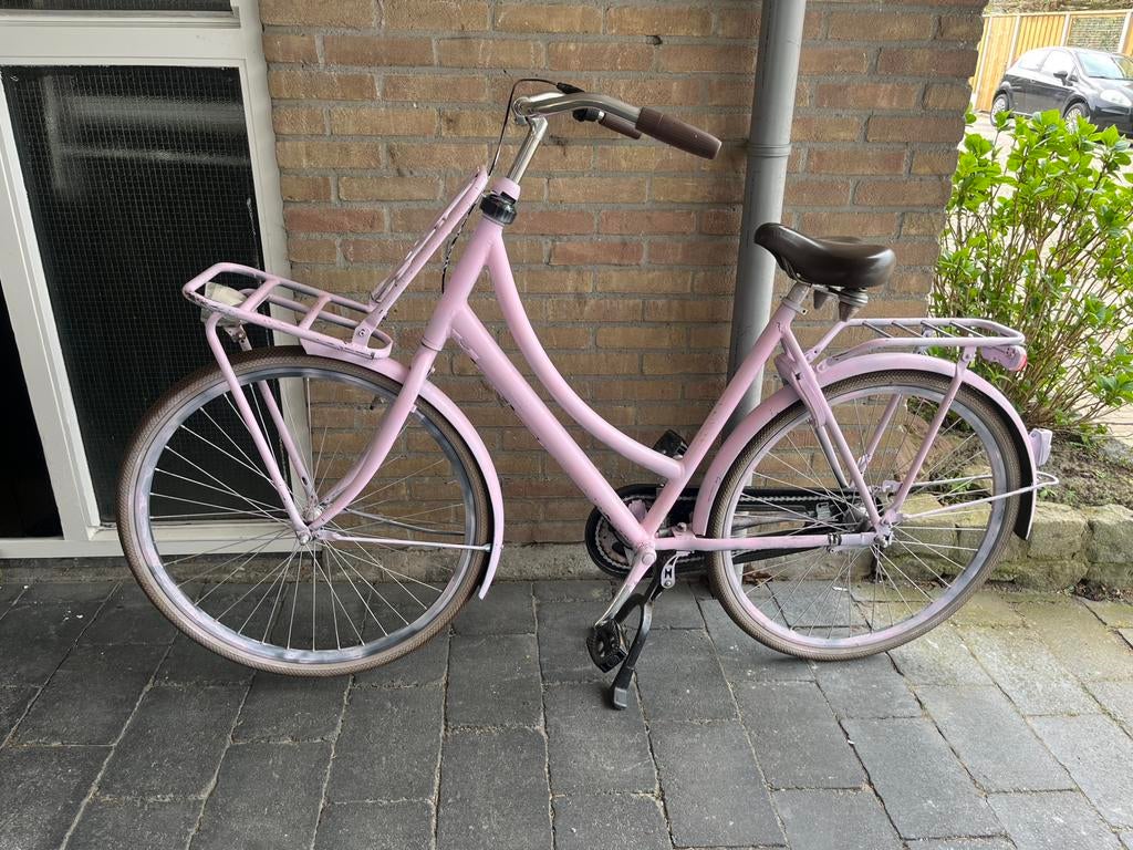 Cortina dames fiets lichtroze, Fietsen en Brommers, Fietsen | Dames | Omafietsen, 56 cm of meer, Ophalen, Gebruikt