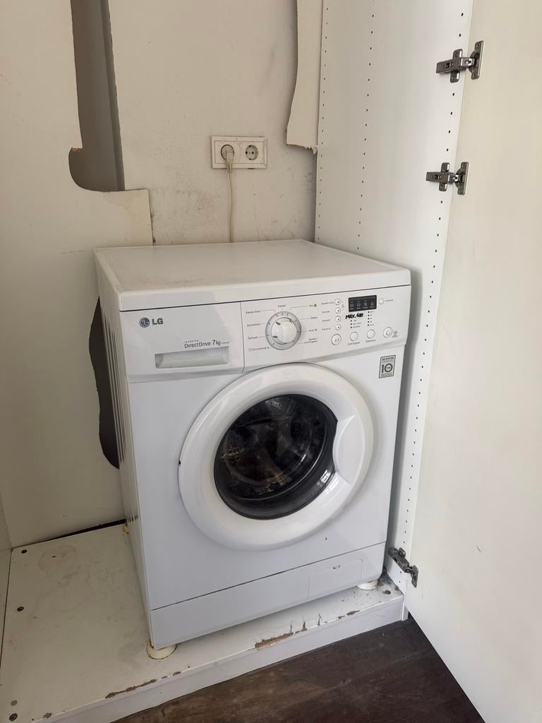 LG Direct Drive Wasmachine - 7kg - Voorlader, Ophalen, Gebruikt, Wolwasprogramma, Voorlader