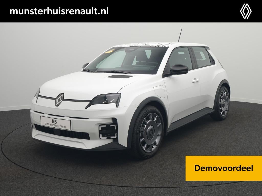 Renault 5 urban range evolution 40 kWh - Pack Winter - Demo, Stof, Zwart, Origineel Nederlands, 500 kg
