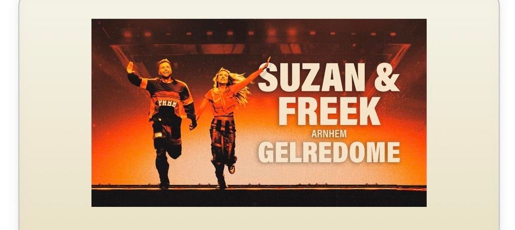 Concert Susan & Freek, Drie personen of meer, Mei, Rock