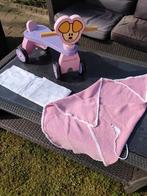 Woezel & Pip loopfietsje met lakentje en omslagdoek, Ophalen of Verzenden, Gebruikt, Loopfiets