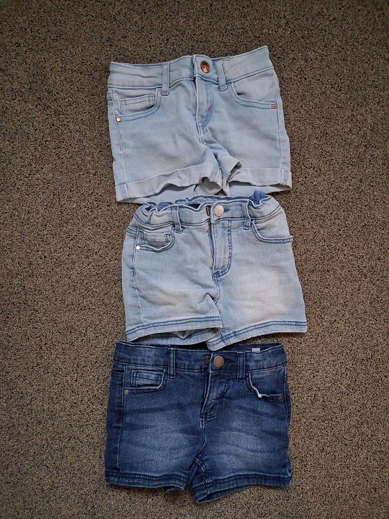 Set van 3 denim shorts voor kinderen, Kinderen en Baby's, Kinderkleding | Maat 116, Ophalen of Verzenden, Zo goed als nieuw, Hema