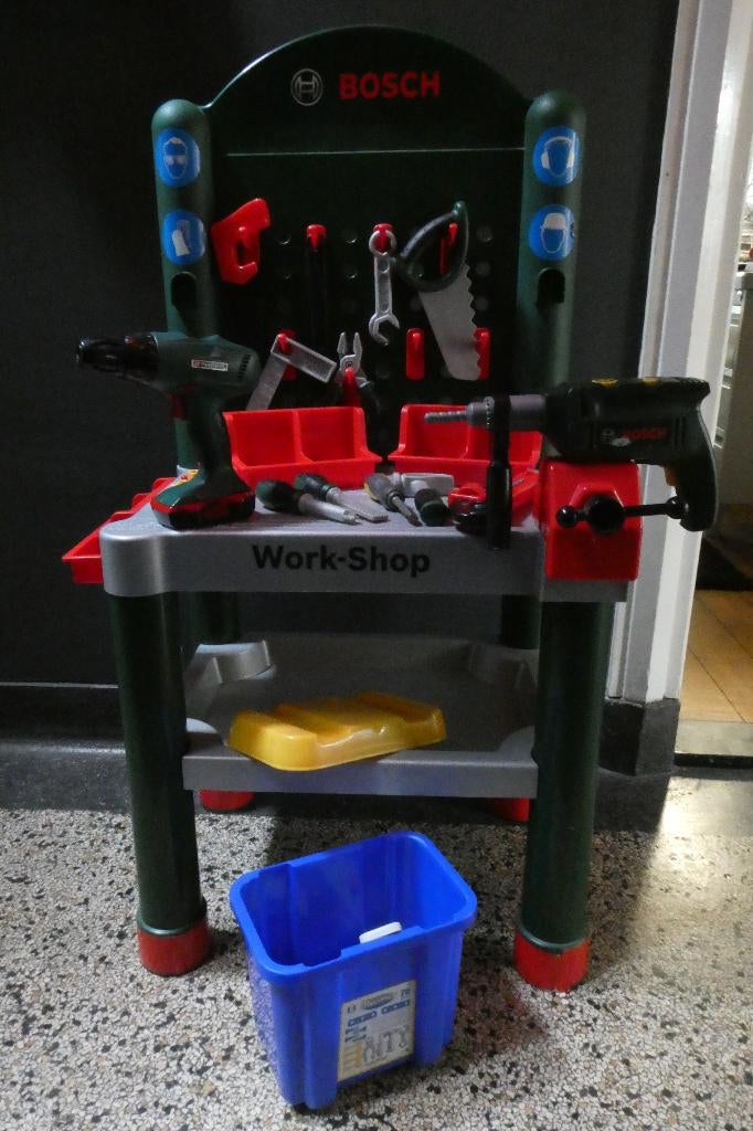 Bosch Kinder werkbank met gereedschap en toebehoren, Ophalen, Gebruikt