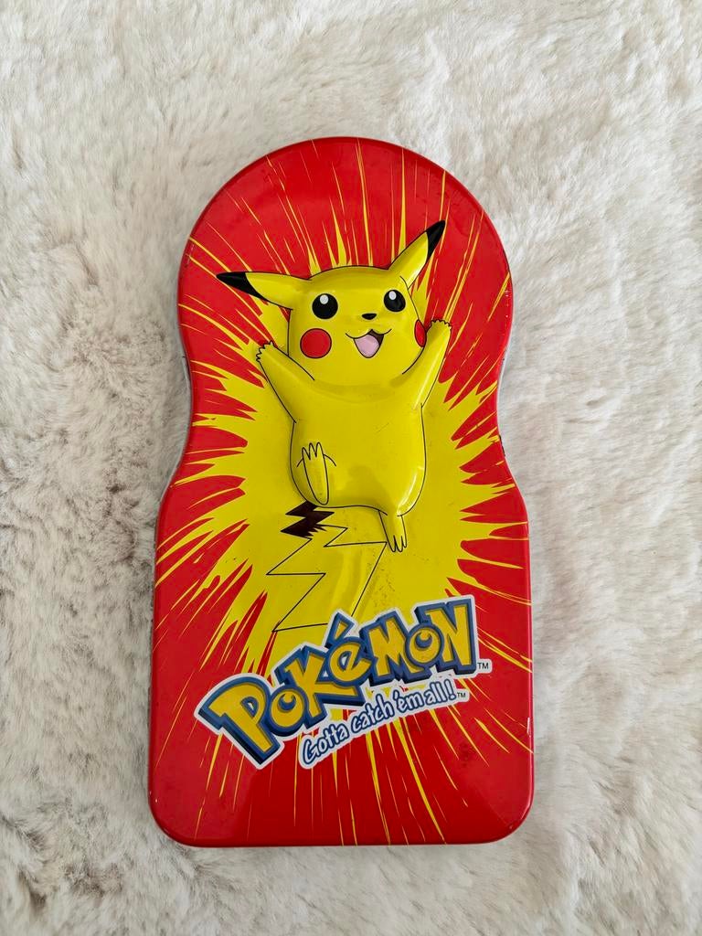 Pokémon Pikachu Blikje - Verzamelbox, Ophalen of Verzenden, Gebruikt, Overige typen