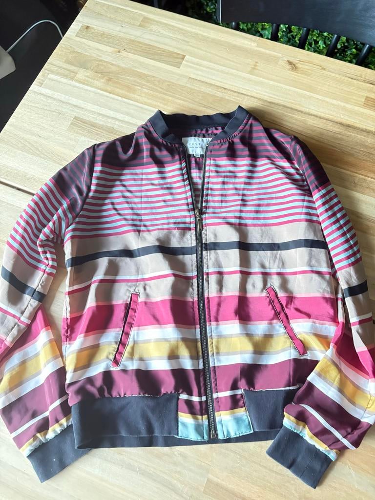 Costes gestreepte bomberjack - Maat XS, Ophalen of Verzenden, Zo goed als nieuw, Maat 34 (XS) of kleiner, Overige kleuren