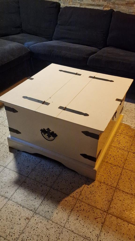 Witte dekenkist, Ophalen, 50 tot 100 cm, Minder dan 50 cm, Minder dan 50 cm