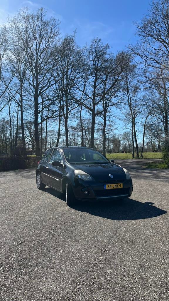 Renault Clio 1.2 TCE 3-DRS 2009 Zwart, Voorwielaandrijving, Zwart, 4 cilinders, Origineel Nederlands