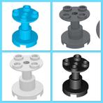 lego steun, support 2x2x2 zwart, wit, donker grijs of blauw, Ophalen of Verzenden, Nieuw, Losse stenen, Lego