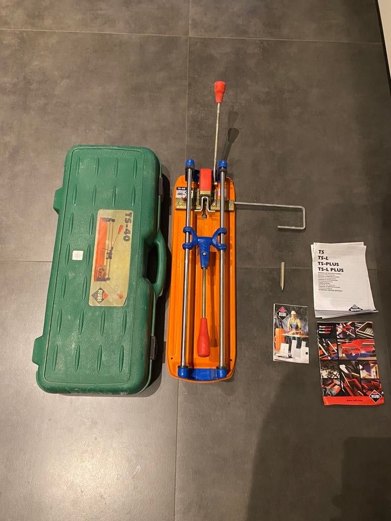 Rubi TS-40 tegelsnijder | ZGAN, Ophalen of Verzenden, Zo goed als nieuw