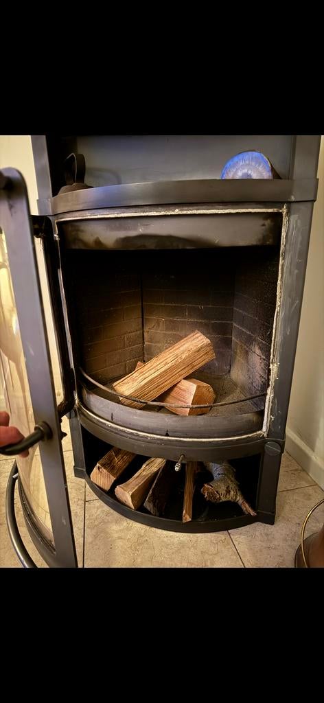 Faber houtkachel, Ophalen, Gebruikt, Vrijstaande haard, Houthaard