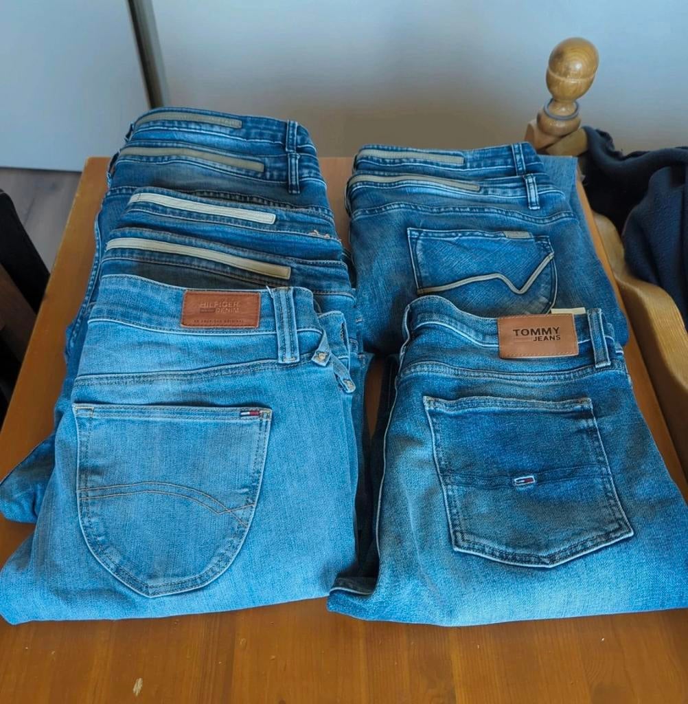 5 spijkerbroeken: Tommy Hilfiger en Circle of Trust, Kleding | Dames, Spijkerbroeken en Jeans, Ophalen of Verzenden