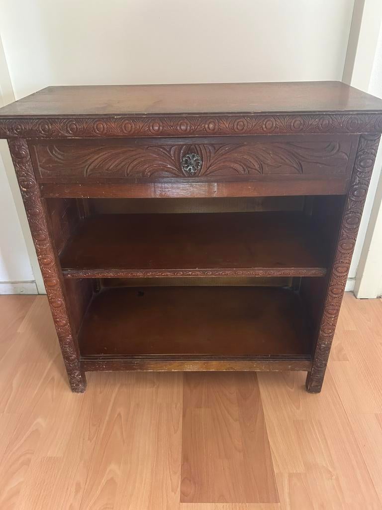 Boekenkastje vintage, Huis en Inrichting, Kasten | Boekenkasten, Ophalen, 50 tot 100 cm, Zo goed als nieuw, Minder dan 100 cm