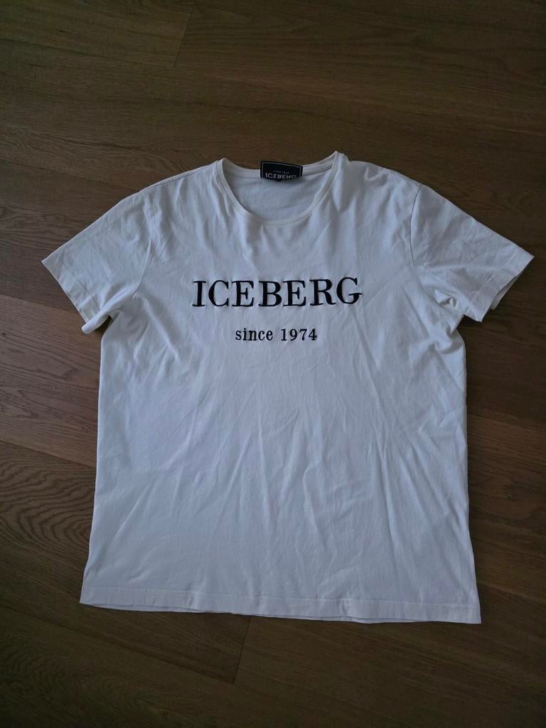 Iceberg T-shirt origineel korte mouw zgan, Ophalen of Verzenden, Zo goed als nieuw, Maat 46/48 (XL) of groter, Korte mouw