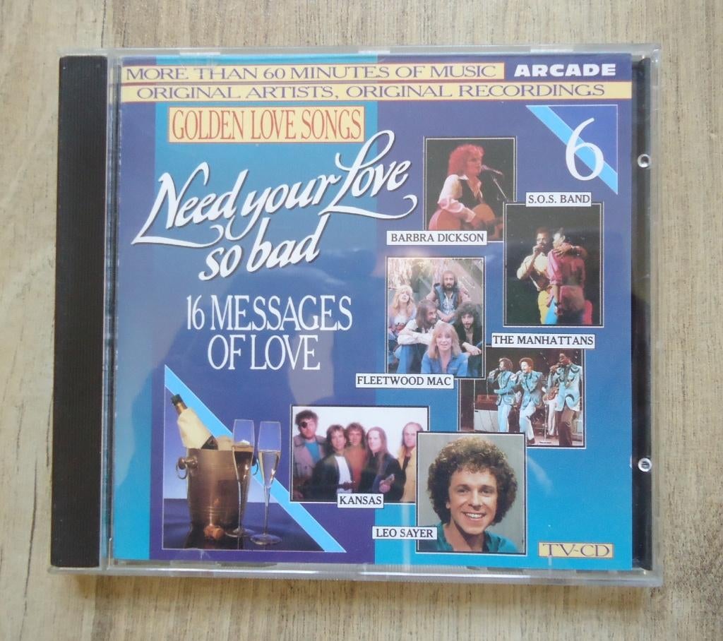 Originele verzamel-CD Golden Love Songs Volume 6 van Arcade., Ophalen of Verzenden, Zo goed als nieuw, Pop, Boxset