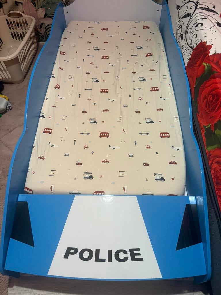 kinderbed, Kinderen en Baby's, Kinderkamer | Bedden, 70 tot 85 cm, Zo goed als nieuw, Matras, 140 tot 160 cm