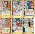 MUNTWEZEN  OUDE  KAARTEN  SERIE  12 KAARTEN, Postzegels en Munten, Bankbiljetten | Nederland, Ophalen of Verzenden, 10 gulden