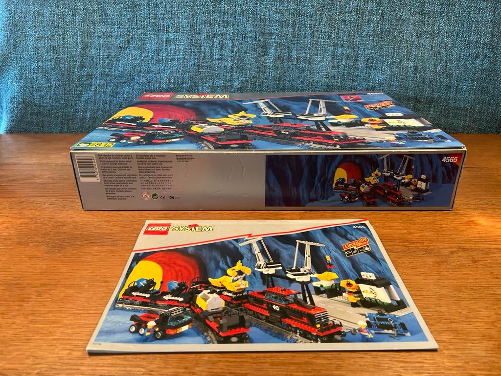 Vintage LEGO 4565 System - Goederen- en Kraanspoorweg, Kinderen en Baby's, Speelgoed | Duplo en Lego, Compleet, Gebruikt, Lego
