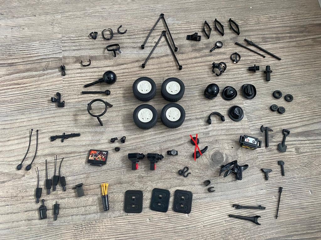 Zwarte onderdelen Playmobil, Kinderen en Baby's, Speelgoed | Playmobil, Ophalen of Verzenden, Gebruikt, Los playmobil