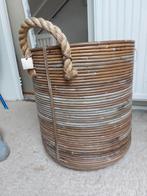 Grote stevige mand, binnen/buiten, zo goed als nieuw, Ophalen of Verzenden, Zo goed als nieuw, Rond, Riet