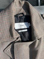 Dames Closed Trenchcoat Pied-de-Poule, Ophalen of Verzenden, Zo goed als nieuw, Maat 38/40 (M), Bruin