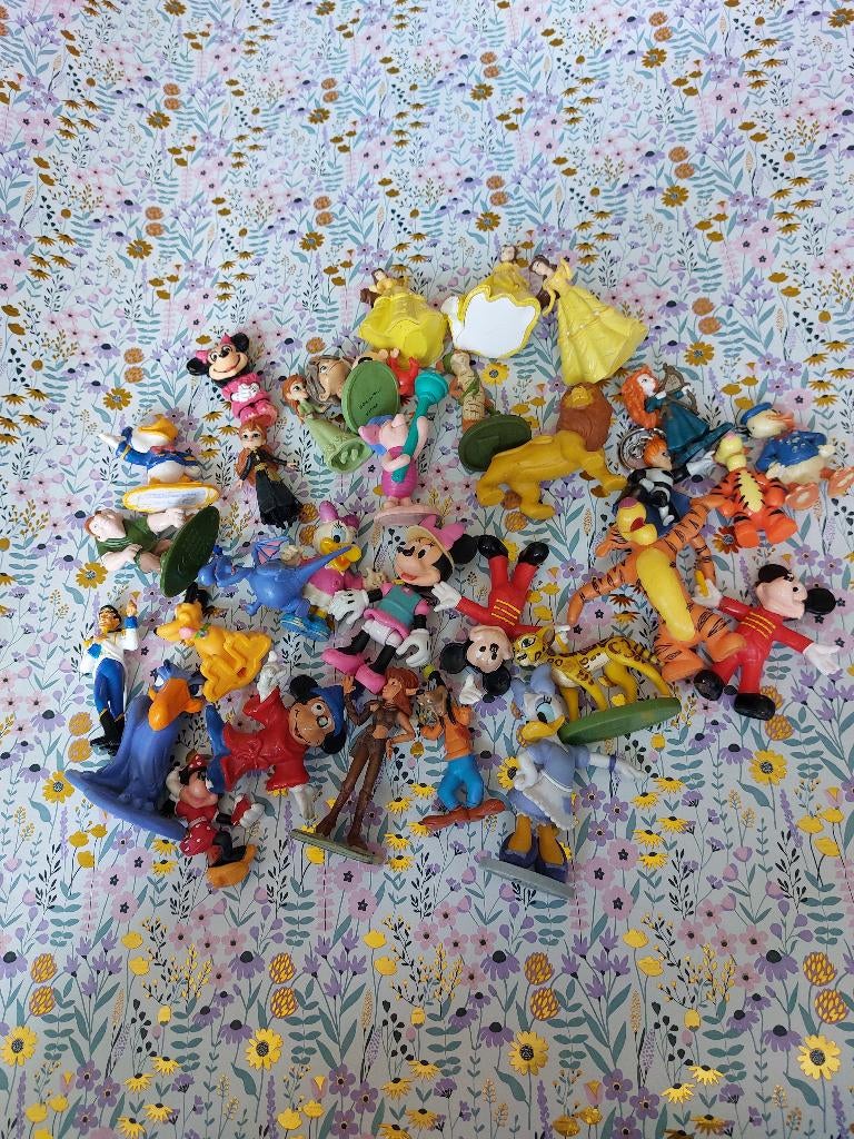 Bundeltje Disney figuurtjes, Ophalen of Verzenden, Gebruikt