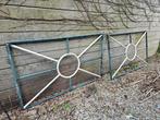 Decoratieve metalen hekken (2 stuks), Ophalen, Gebruikt, IJzer, Overige typen