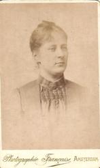 CDV - Photographie Francaise - Warmoes straat- Amsterdam, Gebruikt, Verzenden, Foto, Voor 1940