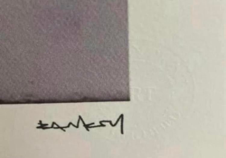 BANKSY : lithografie met certificaat, Antiek en Kunst, Ophalen of Verzenden